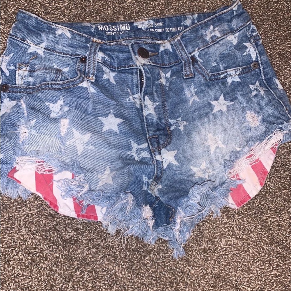 High rise shorts